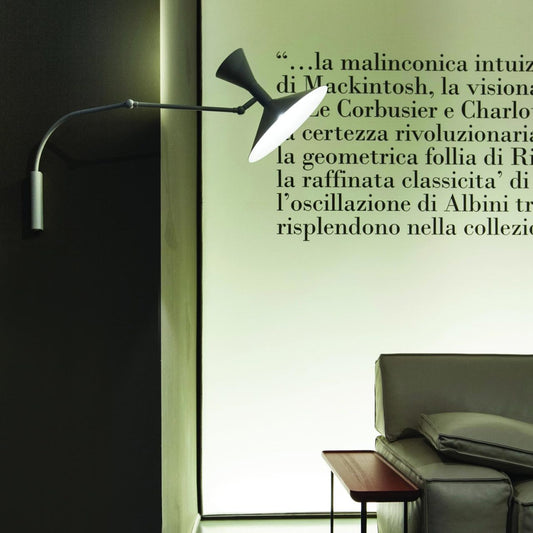 Lampada da Parete, Lampe de Marseille Mini, Nera