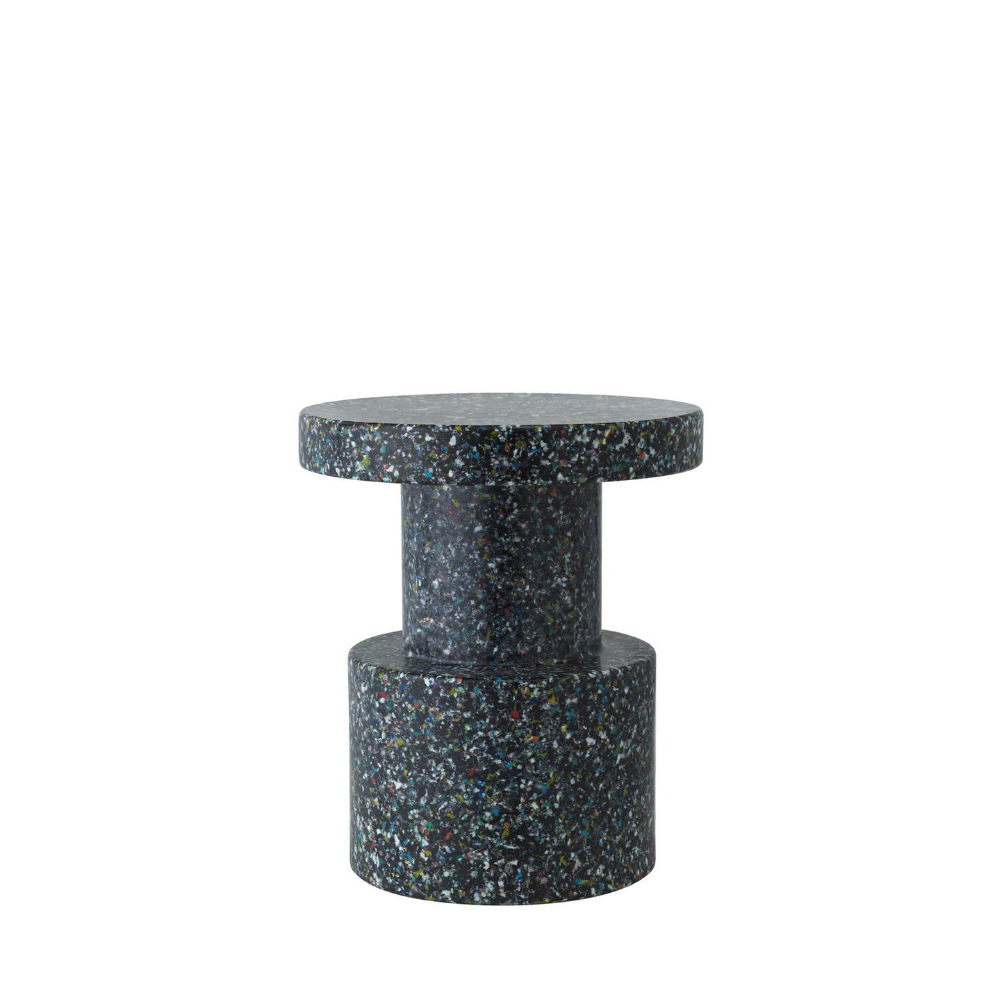 Tavolino Bit, Nero Multi