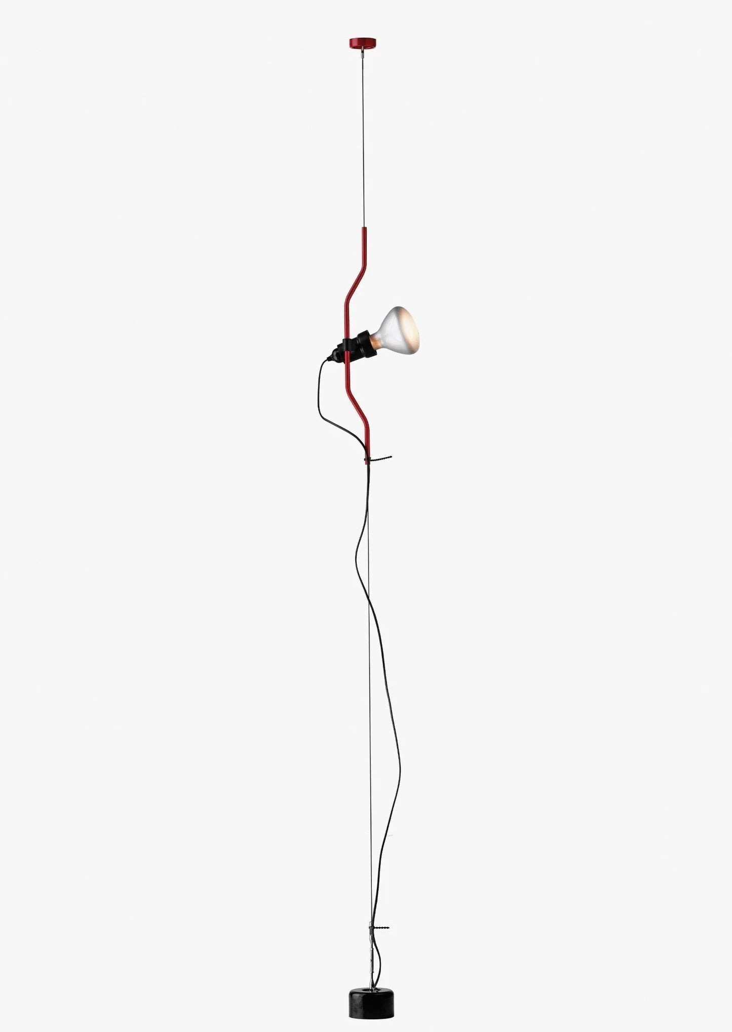 Lampada Parentesi con Dimmer, Rosso