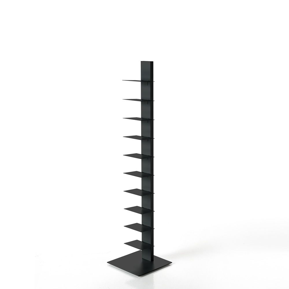 Libreria Sapiens h.152 BBB Italia - Nero goffrato opaco