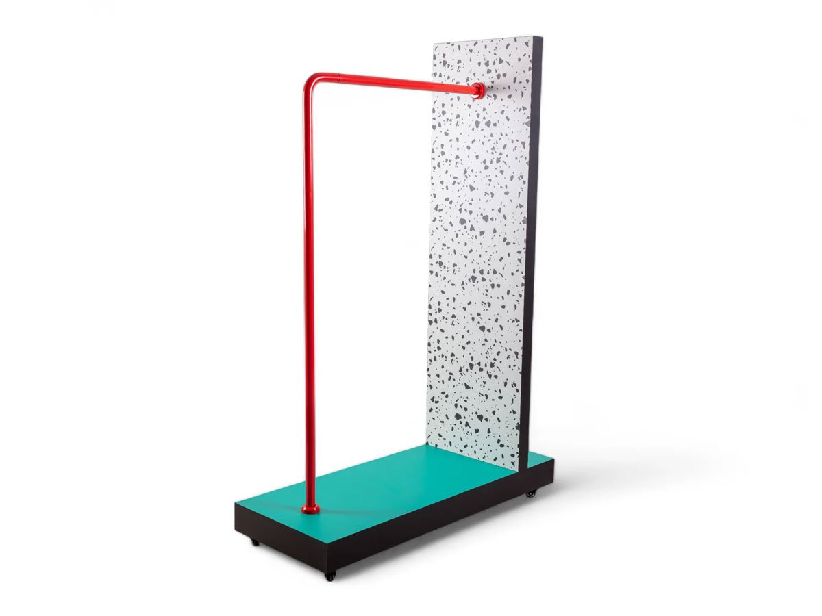 Appendiabiti Superstender Seletti, finitura terrazzo - dettaglio