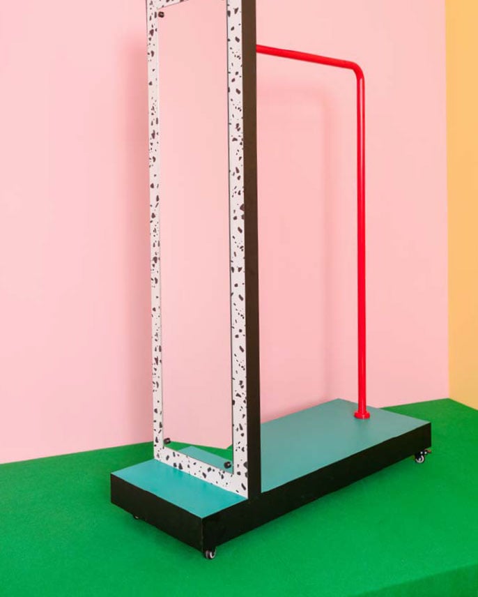 Appendiabiti Superstender Seletti, finitura terrazzo - ambientazione