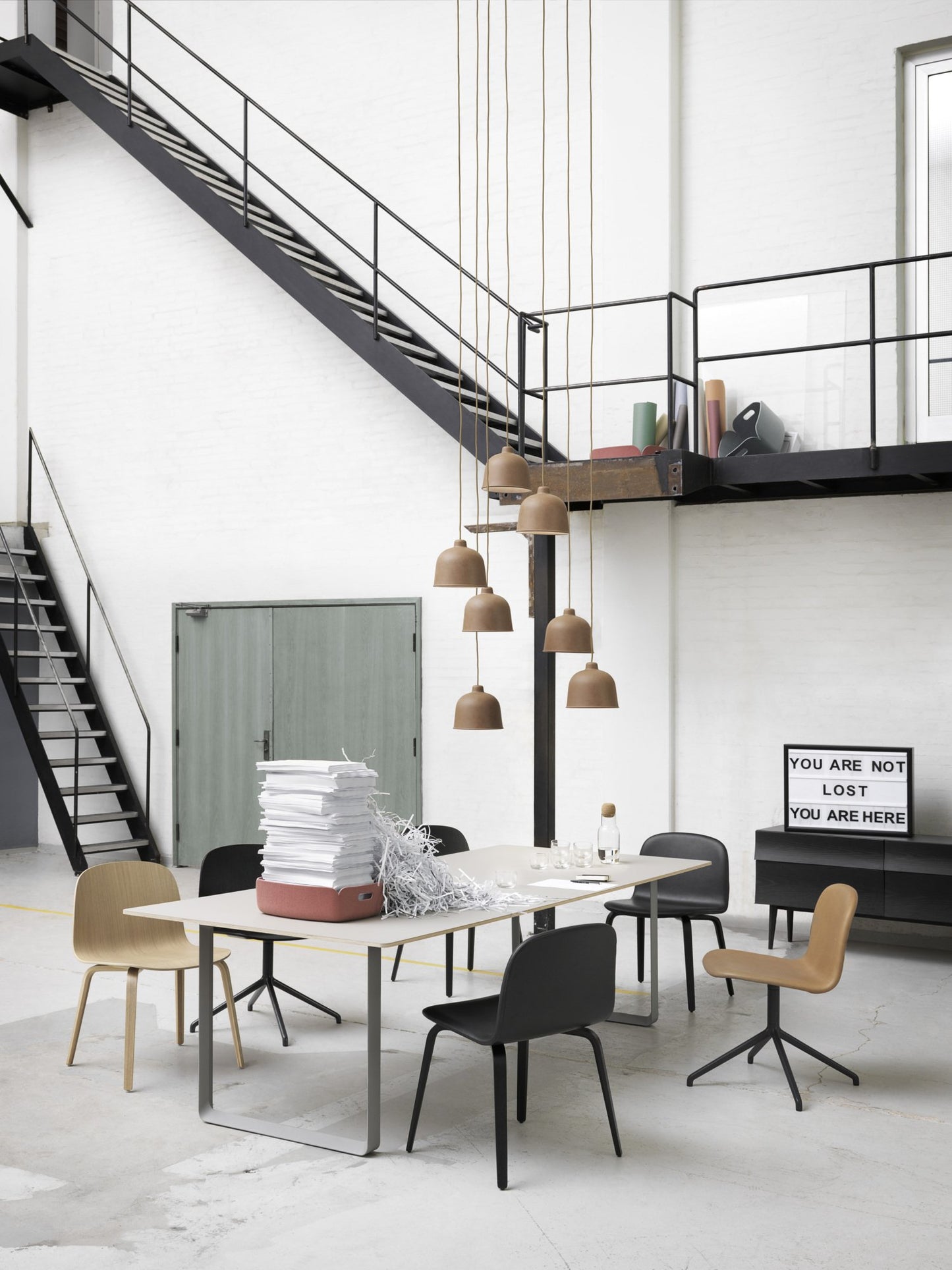 GRAIN NATURE LAMPADA SOSPENSIONE MARRONE