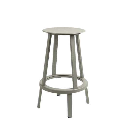 REVOLVER BAR STOOL H65 LOW SKY GREY